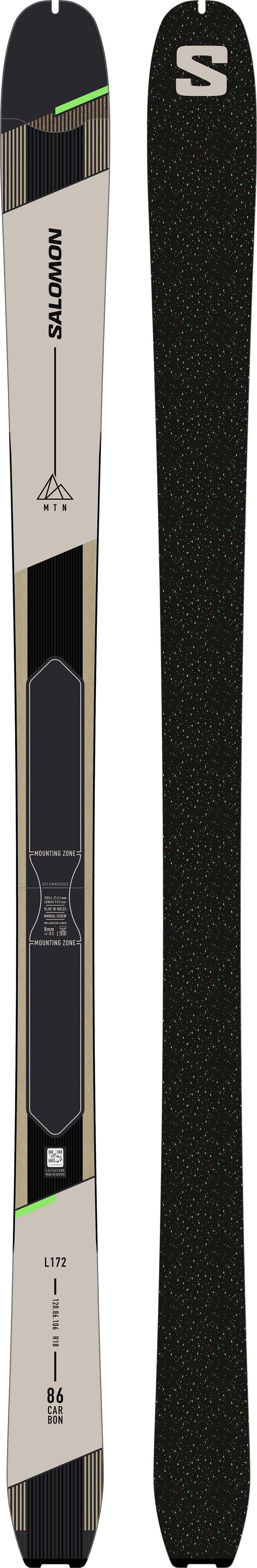 MTN 86 CARBON SKI - D2X